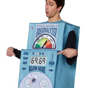 Breathalyzer Robot Alcohol Test Costume Adult Male
